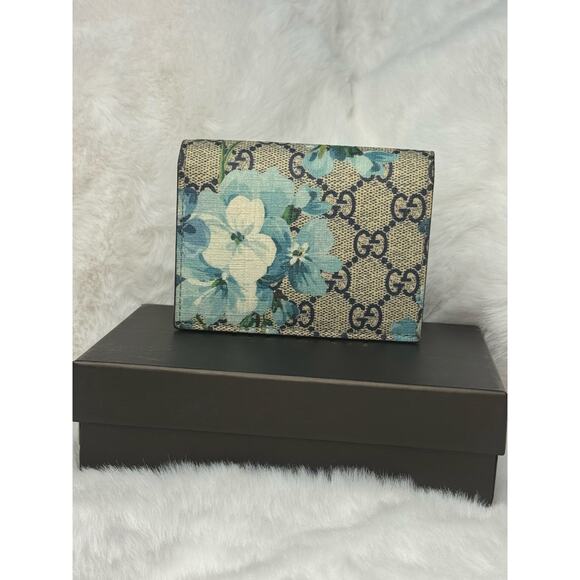 Gucci GG Blooms Canvas Wallet - Picture 1 of 7